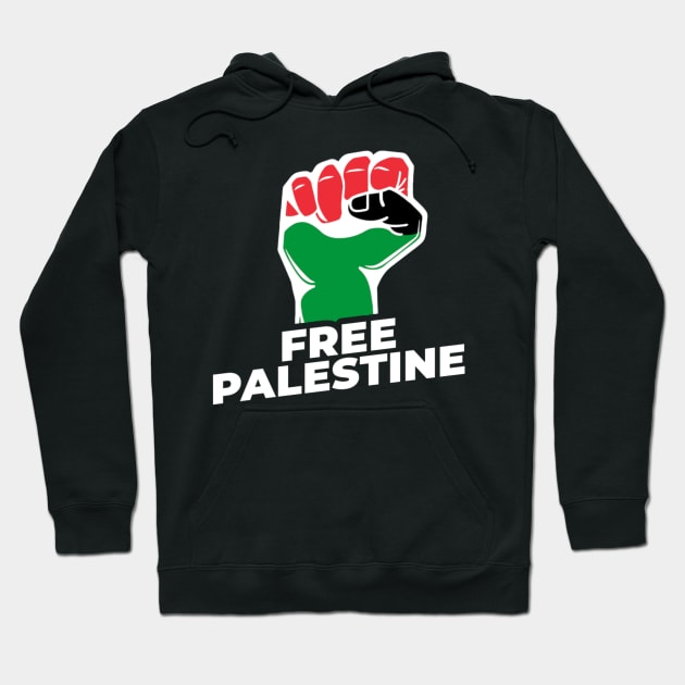 Free Palestine Support Palestine Hoodie by TikaNysden